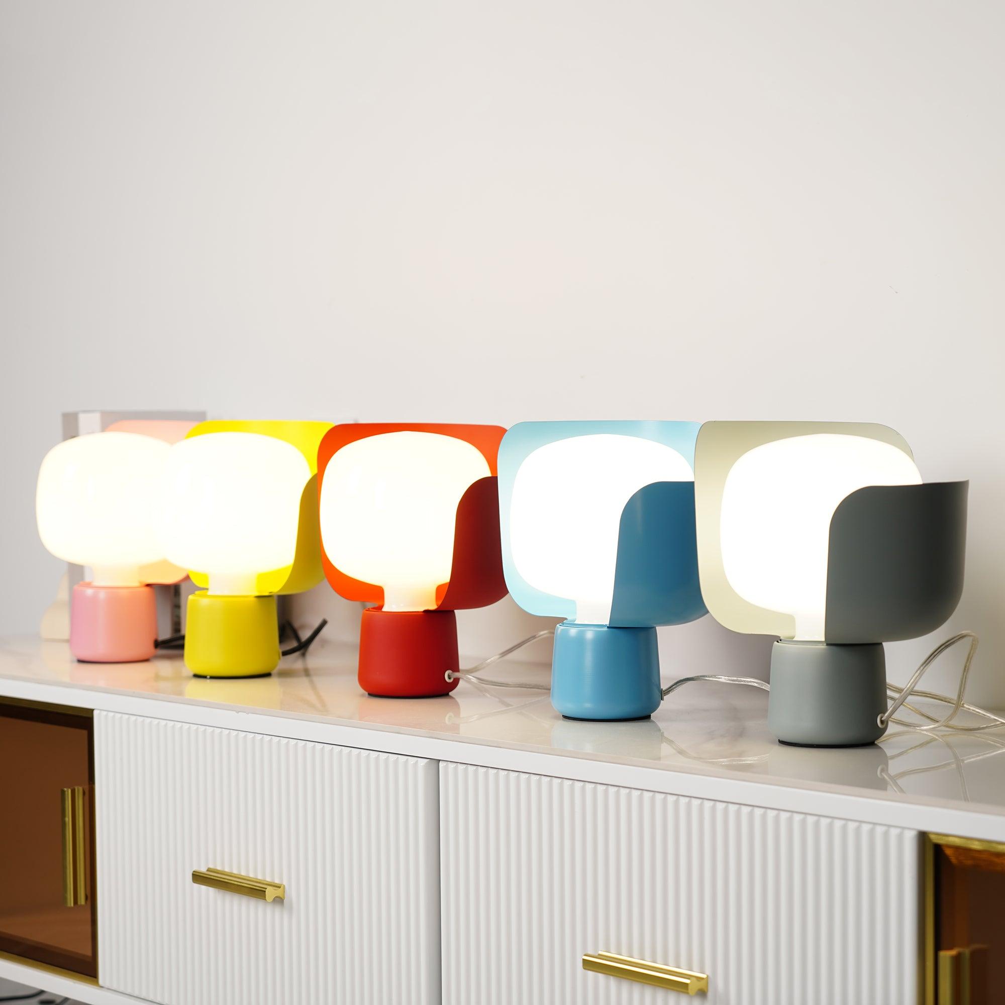 Petals Glass Table Light, Bedside Table Lamp, detail 4