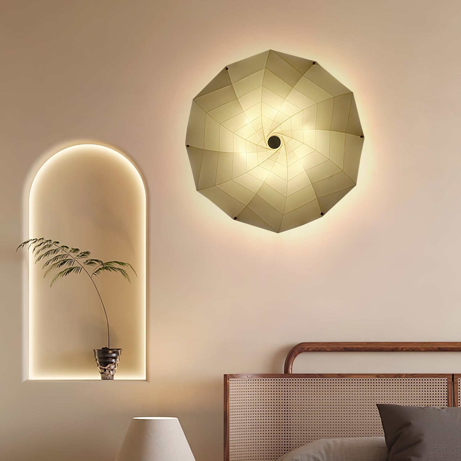 Bloom Petals Wall Light, Hardwired Wall Sconce, detail 25