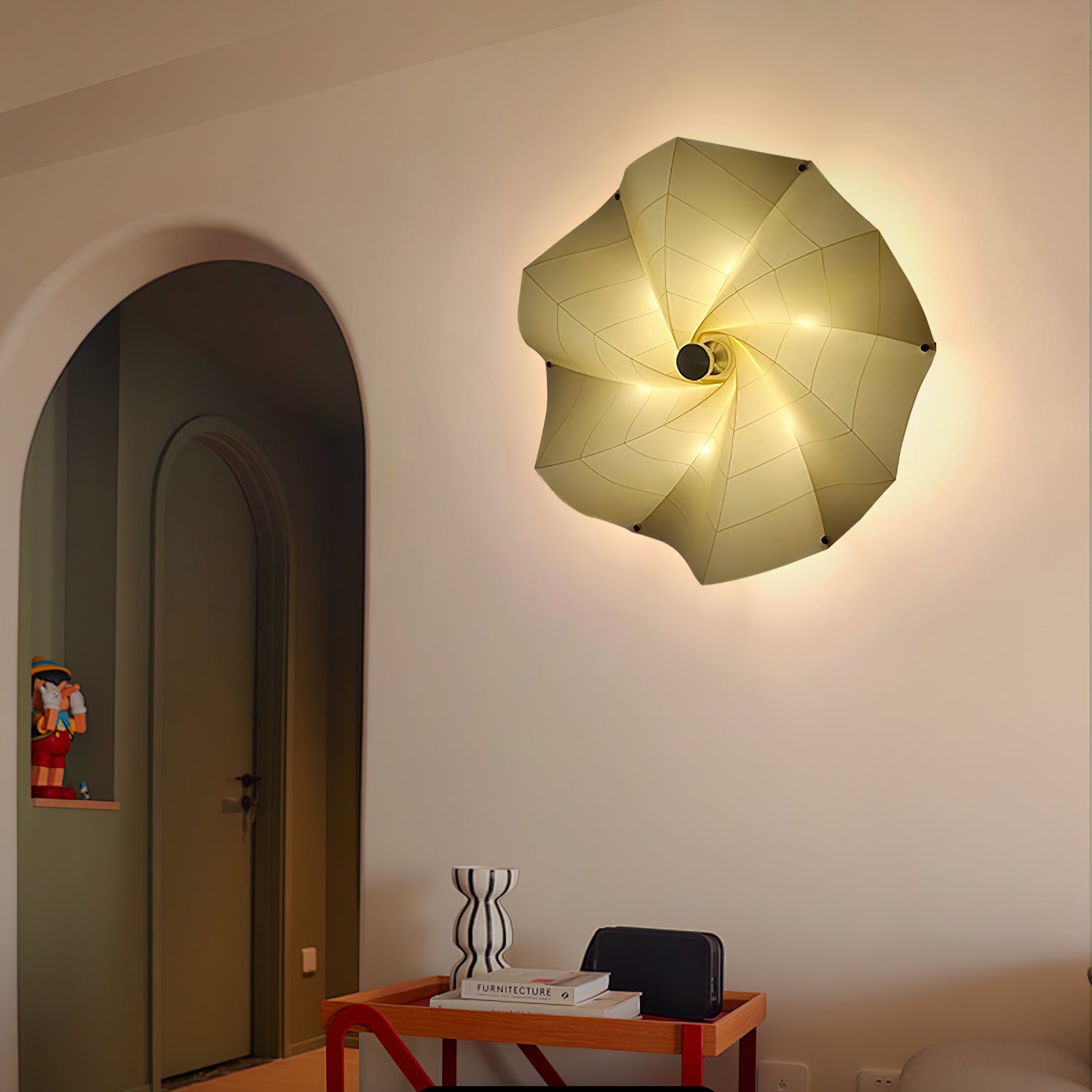 Bloom Petals Wall Light, Hardwired Wall Sconce, detail 21