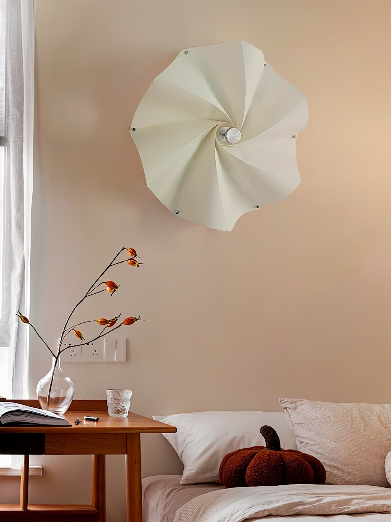 Bloom Petals Wall Light, Hardwired Wall Sconce, detail 23