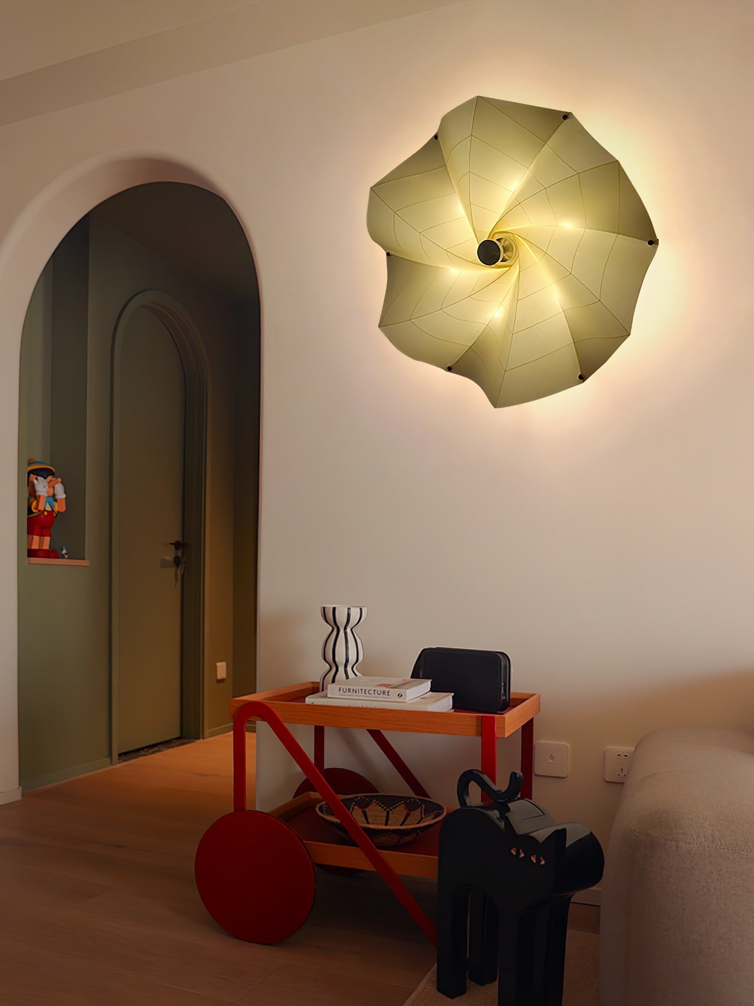 Bloom Petals Wall Light, Hardwired Wall Sconce, detail 27