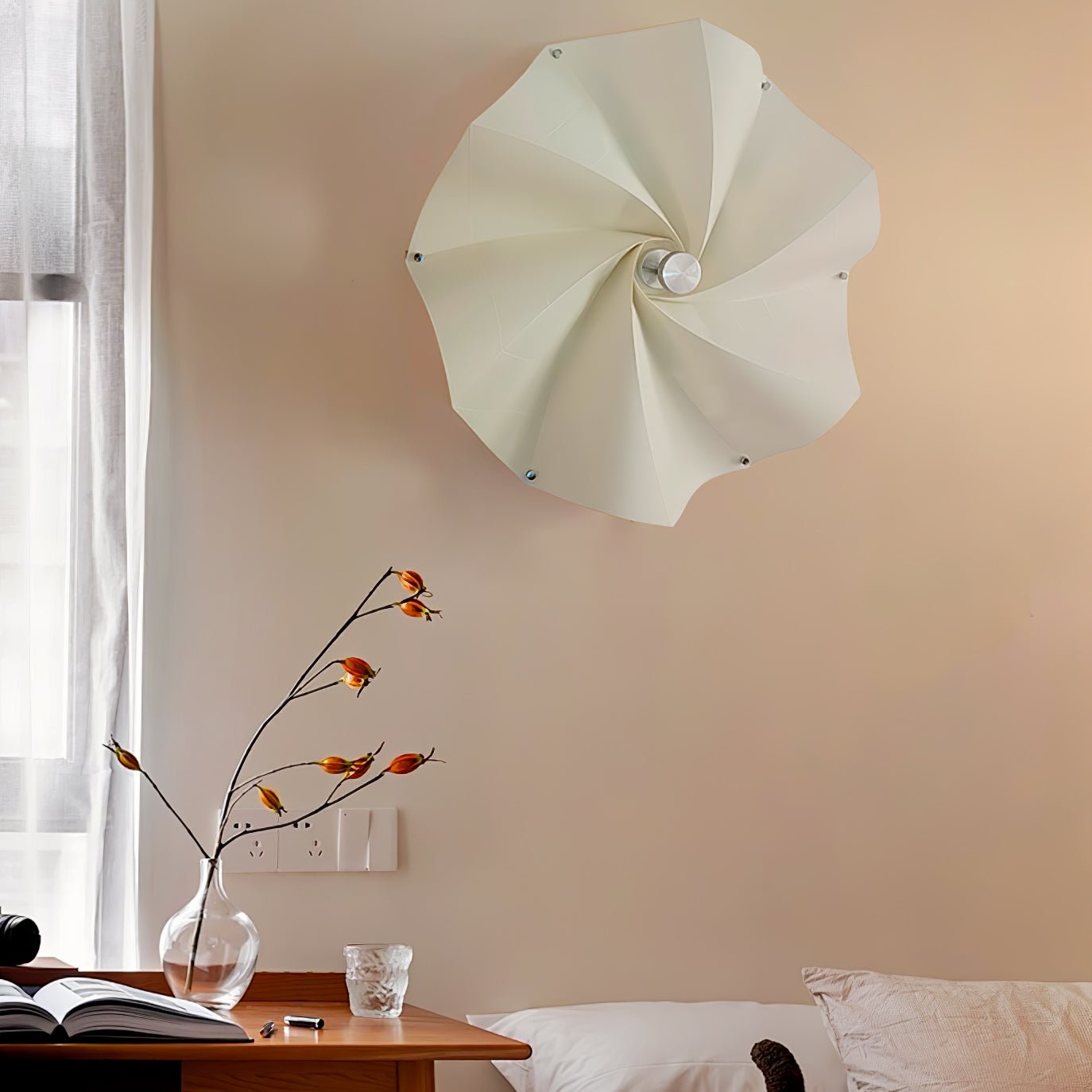 Bloom Petals Wall Light, Hardwired Wall Sconce, detail 20