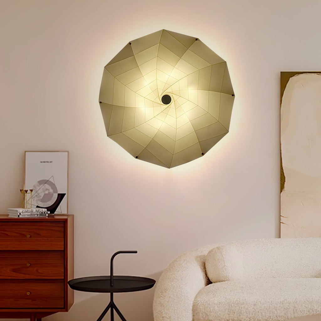 Bloom Petals Wall Light, Hardwired Wall Sconce, detail 5