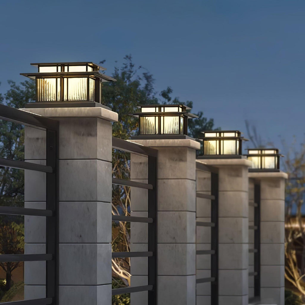 Boilyn Solar Exterior Pillar Light, Outdoor Wall Light, detail 4