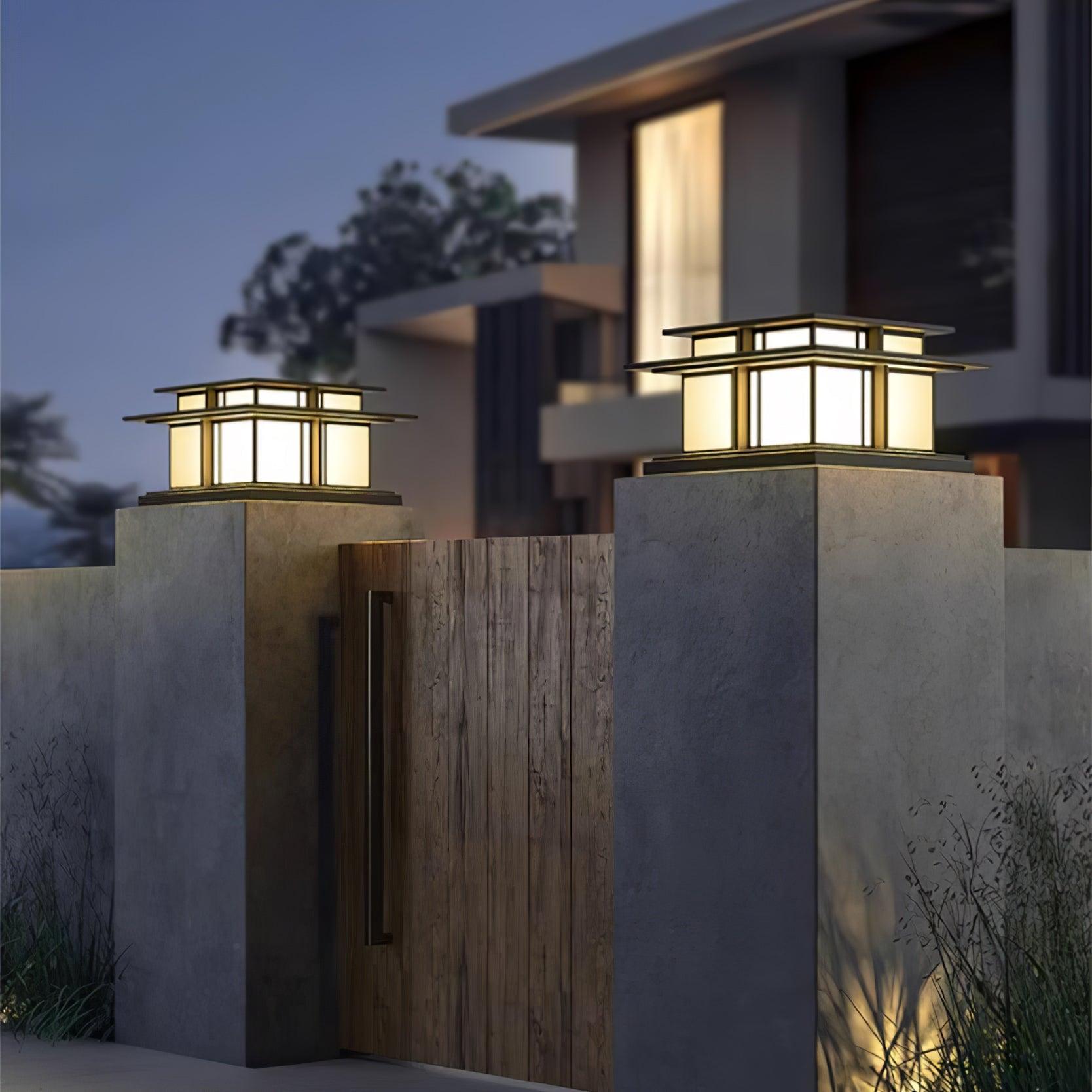 Boilyn Solar Exterior Pillar Light, Outdoor Wall Light, detail 5