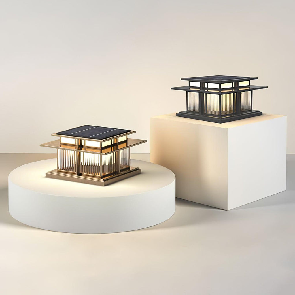 Boilyn Solar Exterior Pillar Light, Outdoor Wall Light, detail 6