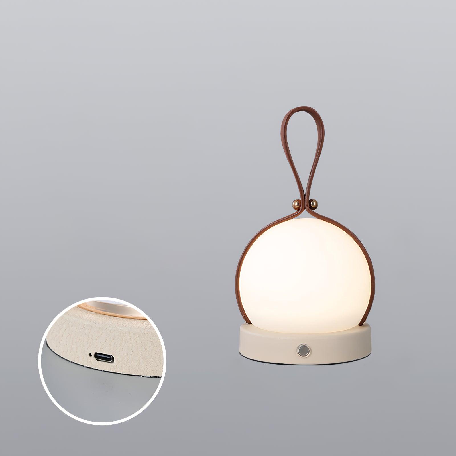 Bola Lantern Table Light 3.9", Bedside Table Lamp, detail 18