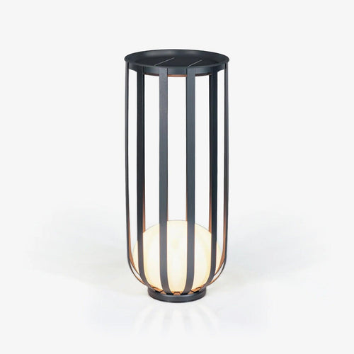 Bols Garden Solar Exterior Lamp, Outdoor Wall Light, Stainless Steel, ∅ 21.7″ x H 21.3″