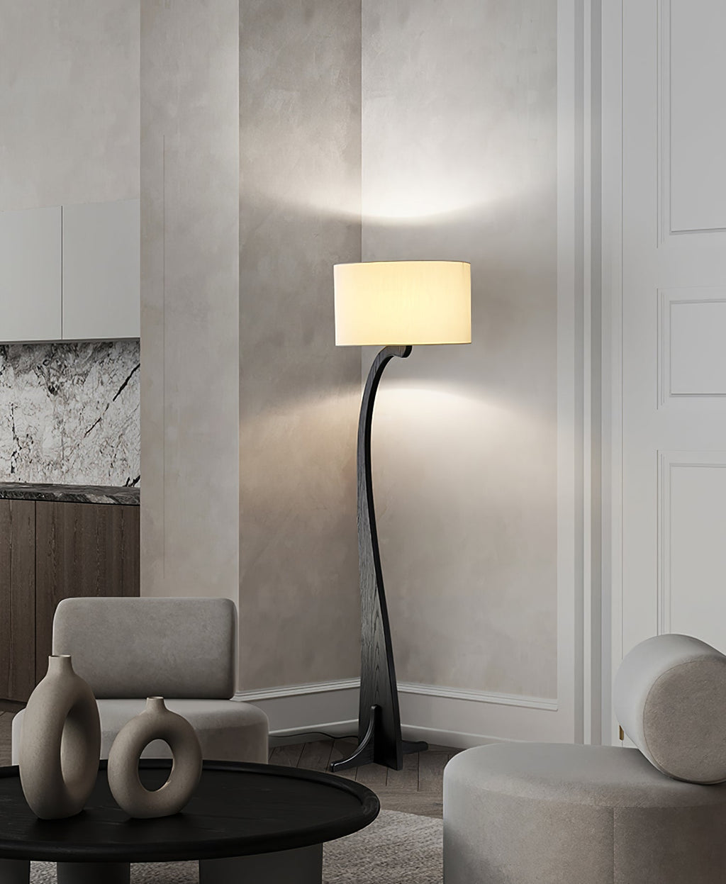 Bow Curve Floor Light, Floor Lamp, detail 28