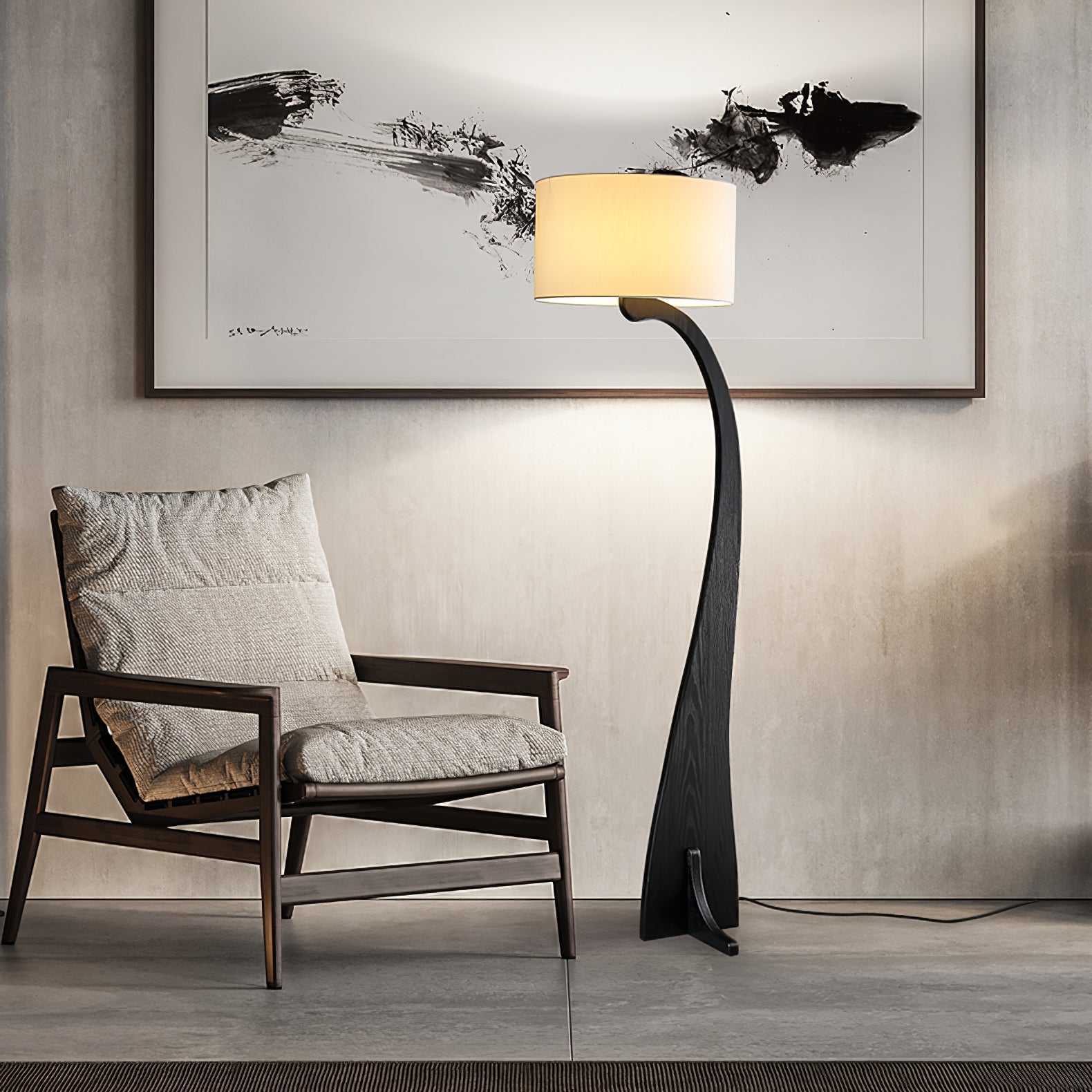 Bow Curve Floor Light, Floor Lamp, detail 5