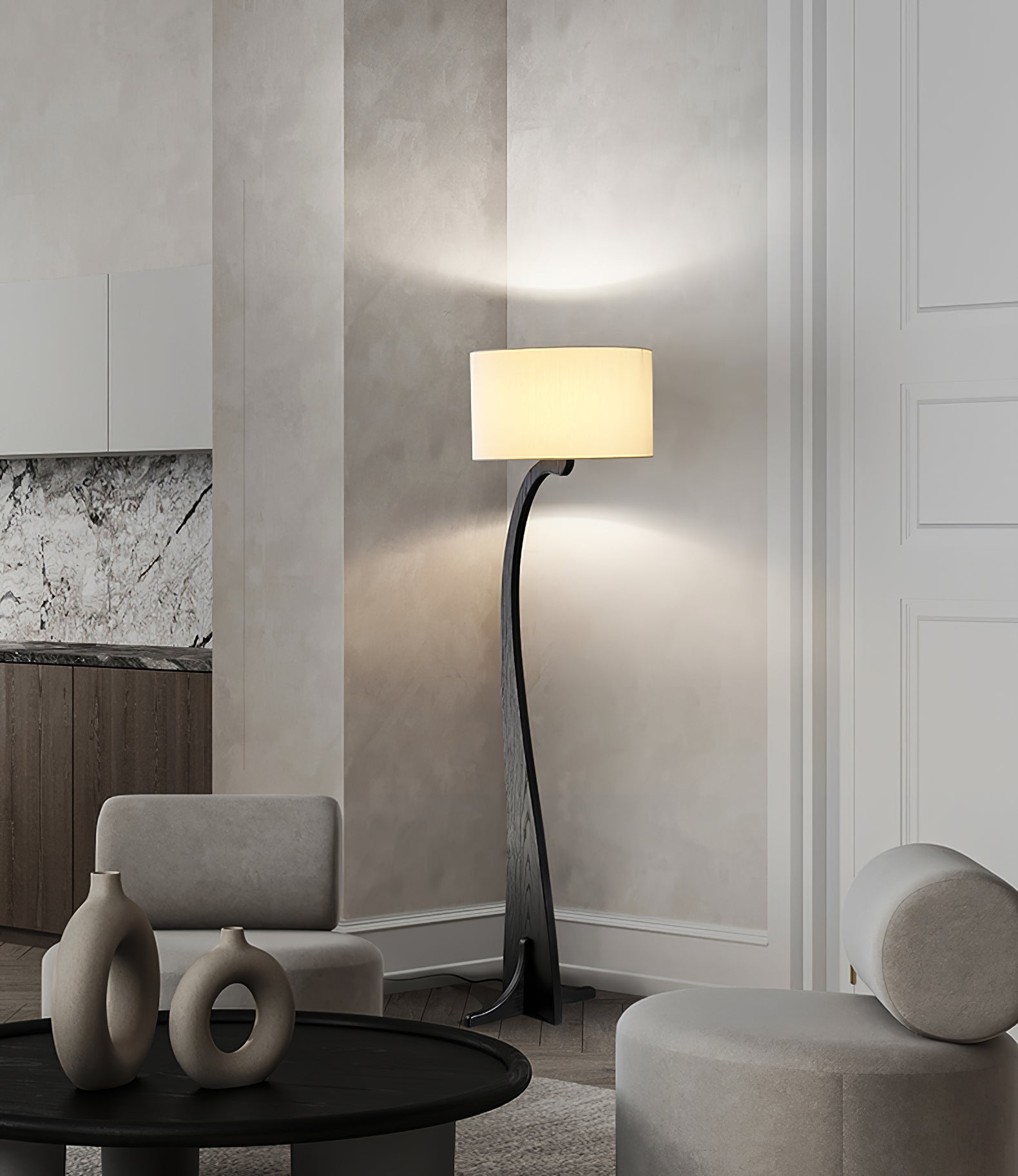 Bow Curve Floor Light, Floor Lamp, detail 33