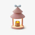 Bow Tie Cone Table Light, Bedside Table Lamp, Flocking Resin body, ∅ 7.9″ x H 12.2″