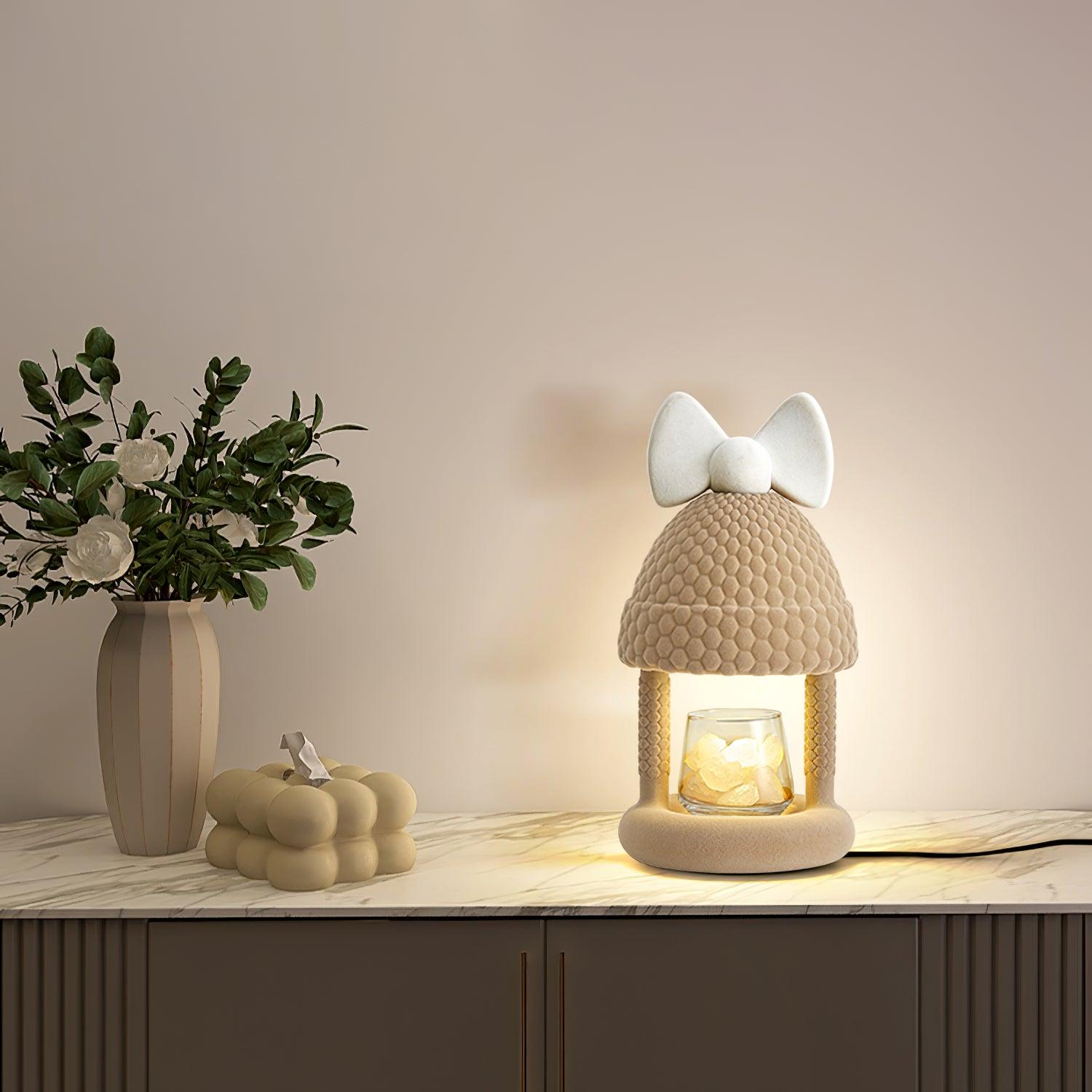 Bow Tie Hat Table Light, Bedside Table Lamp, detail 4