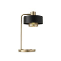 Bradbury Table Light, Bedside Table Lamp, Metal, ∅ 13.8″ x H 19.7″