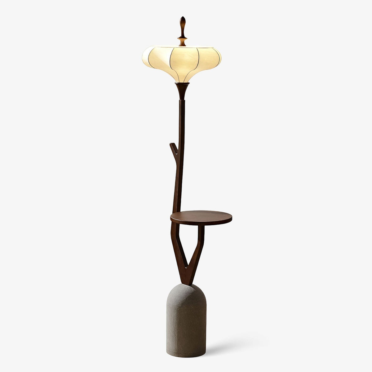 Branche Lantern Floor Light, Floor Lamp, Wood, Dia 51cm x H 165cm