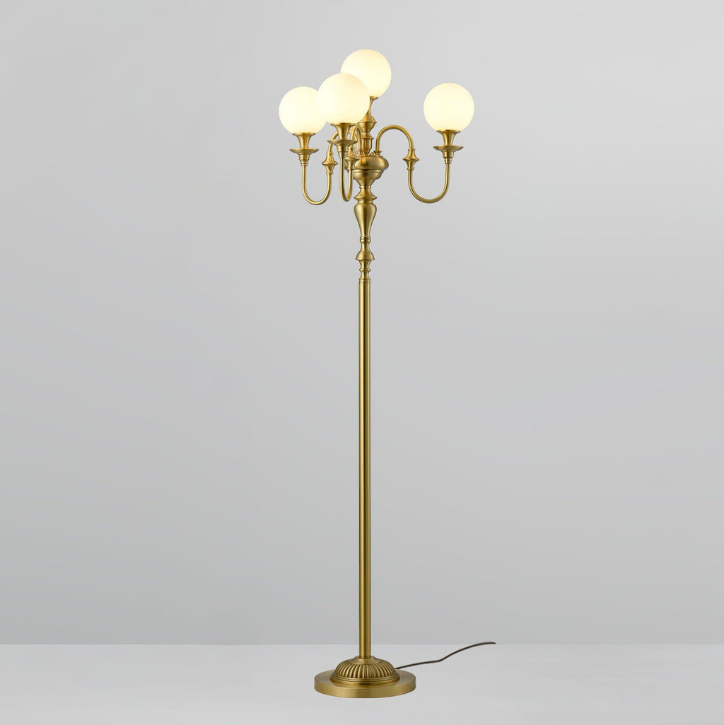 Brass Candelabra Floor Light 19.7", Floor Lamp, detail 12