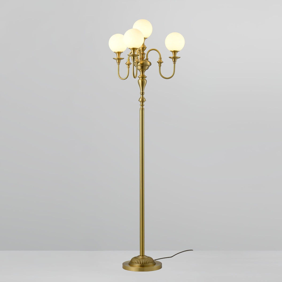 Brass Candelabra Floor Light 19.7", Floor Lamp, detail 12