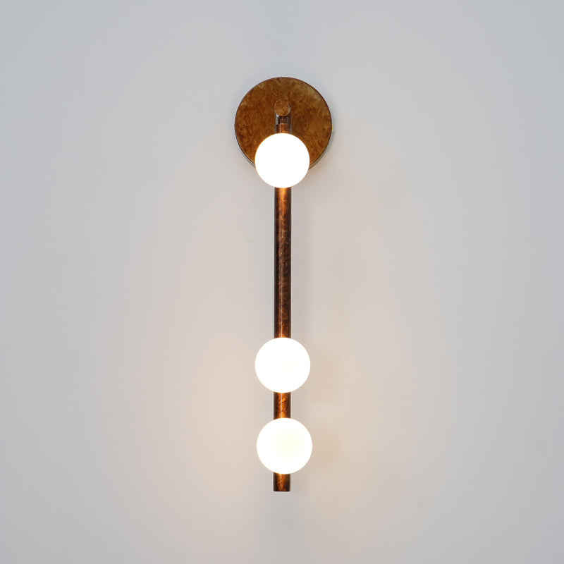 Brass Glass Tube Plug-In Wall Light, Plug-In Wall Sconce, detail 63
