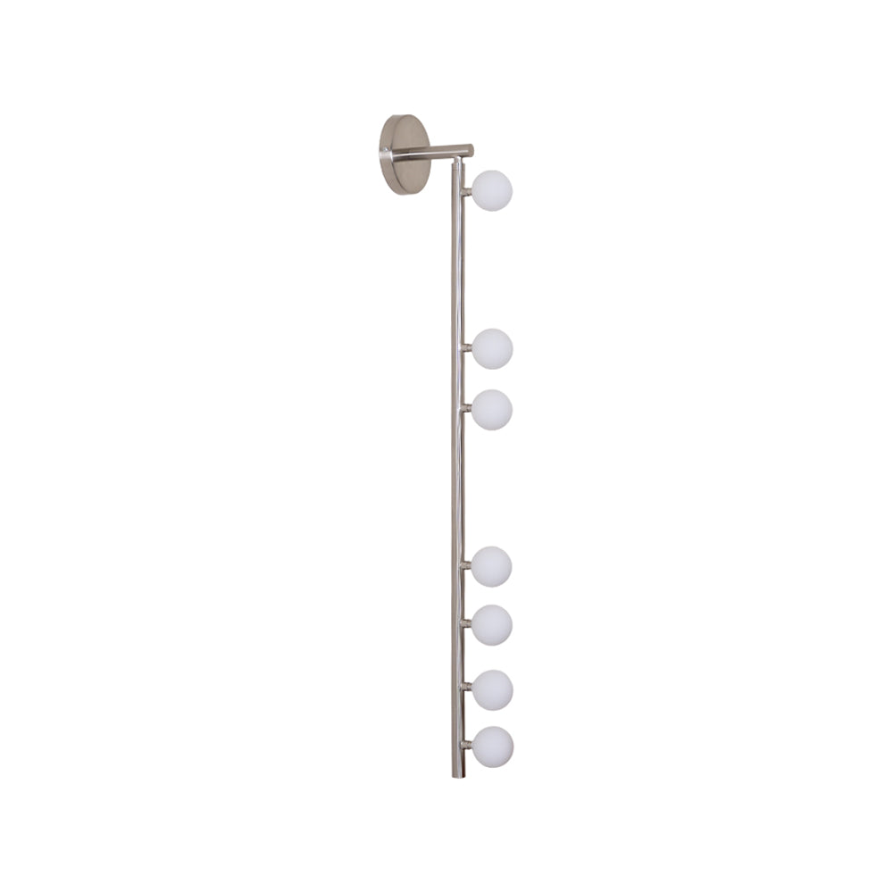 Brass Glass Tube Wall Light - 3 Heads Size: Dia 12cm x... Brass, Hardwired Wall Sconce, detail 72