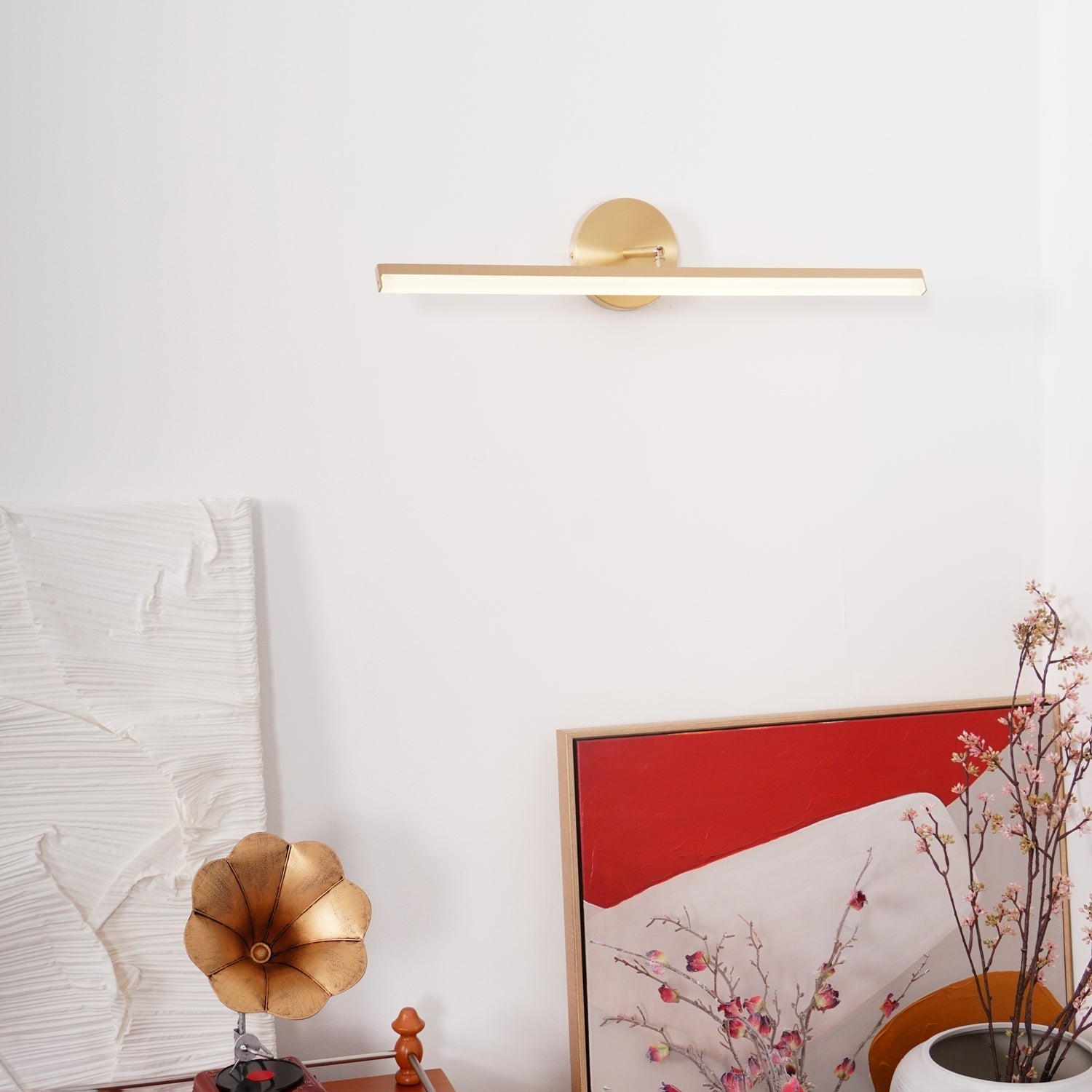 Brass LED Bathroom Vanity Lamp, Bathroom Vanity Light, detail 3