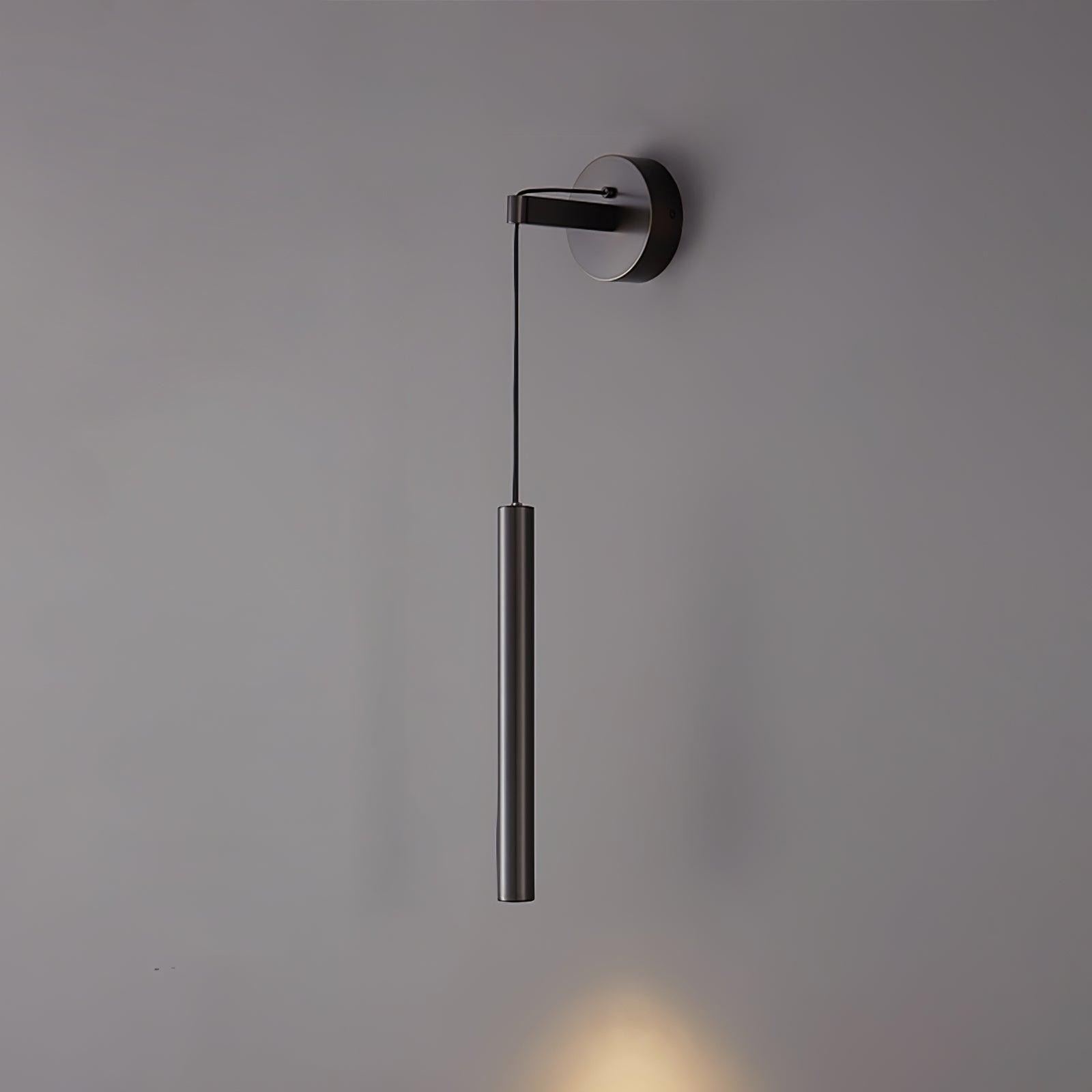 Brass Line Wall Light, Hardwired Wall Sconce, detail 6