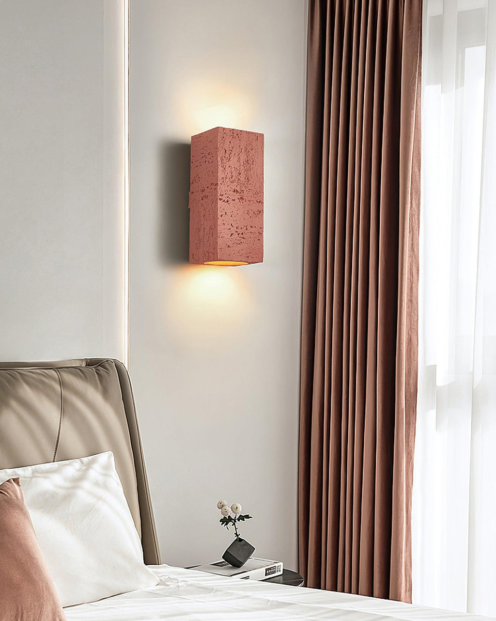 Bricks Wall Light, Bedroom Wall Sconce, detail 9