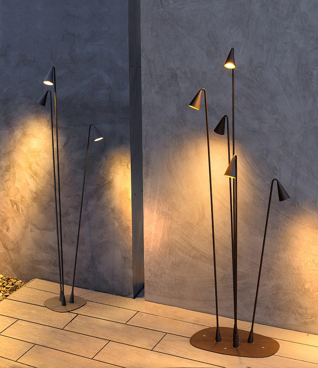 Bellflower Exterior Floor Light, Outdoor Wall Light, detail 6