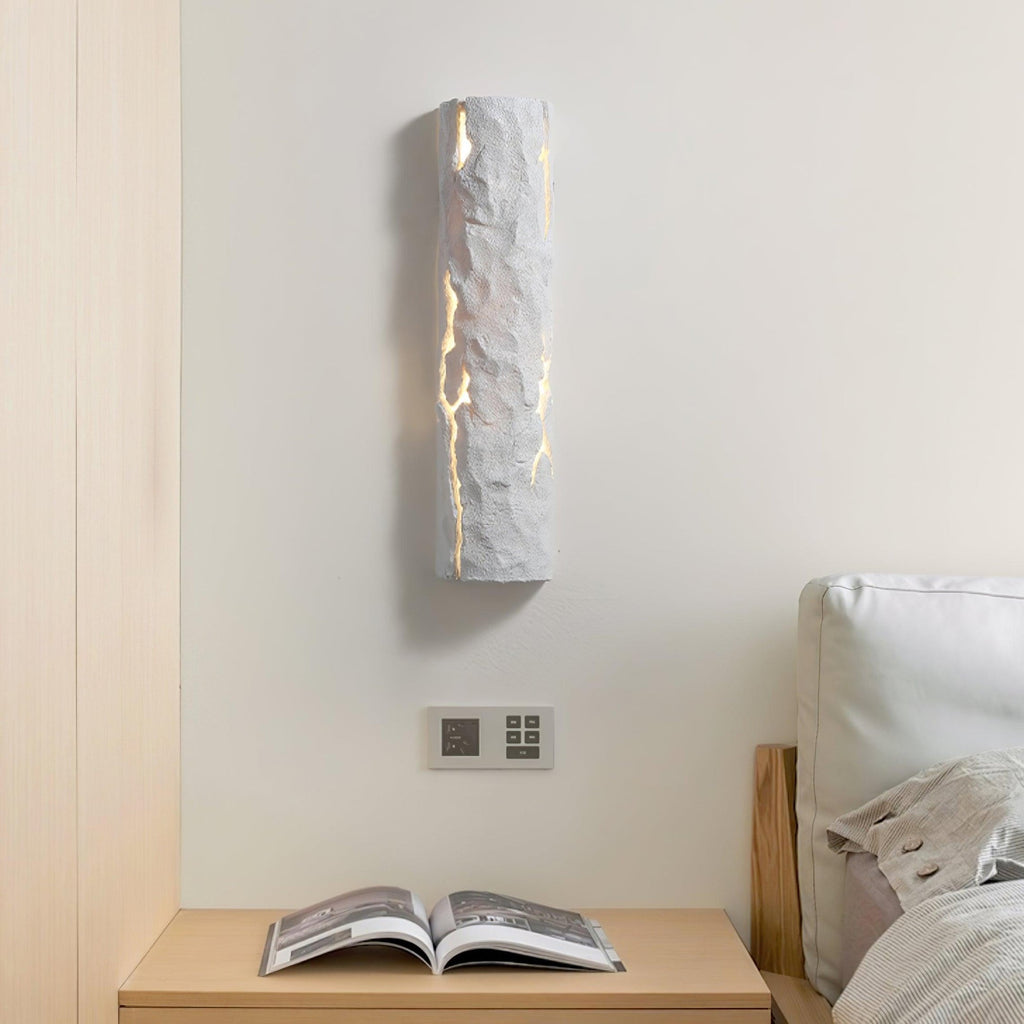 Broken Bark Wall Light, Hardwired Wall Sconce, detail 4