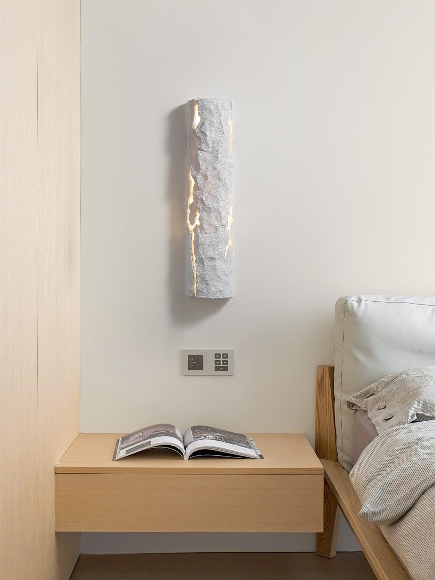 Broken Bark Wall Light, Hardwired Wall Sconce, detail 5