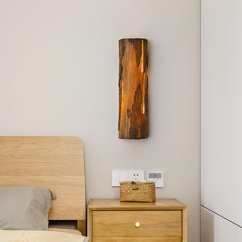 Broken Bark Wall Light, Hardwired Wall Sconce, detail 3