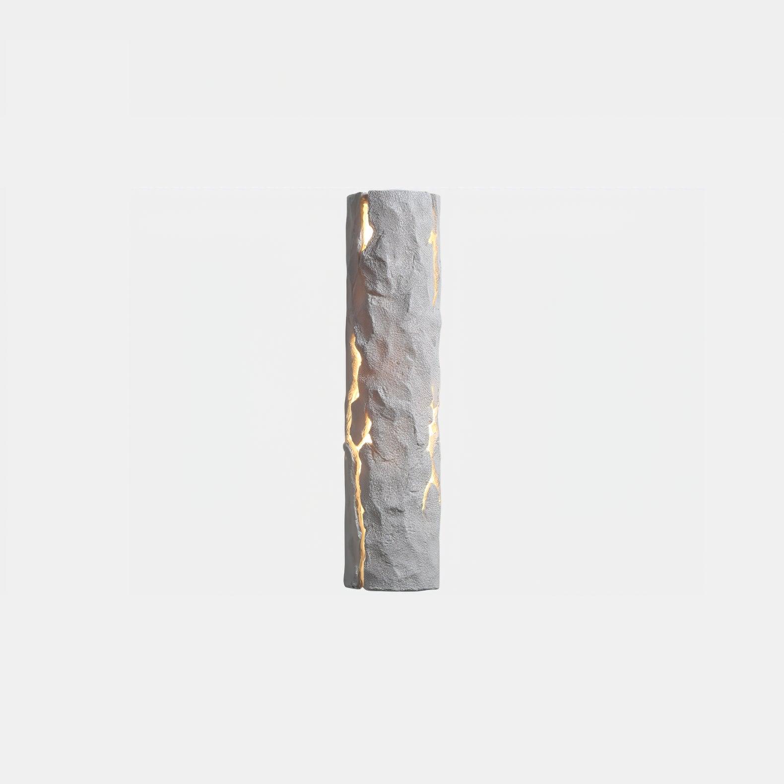 Broken Bark Wall Light, Hardwired Wall Sconce, Iron, Model A: Dia 10cm x H 39.5cm