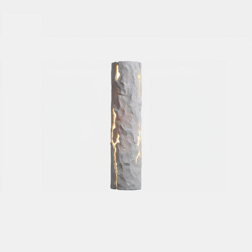 Broken Bark Wall Light, Hardwired Wall Sconce, Iron, Model A: Dia 10cm x H 39.5cm