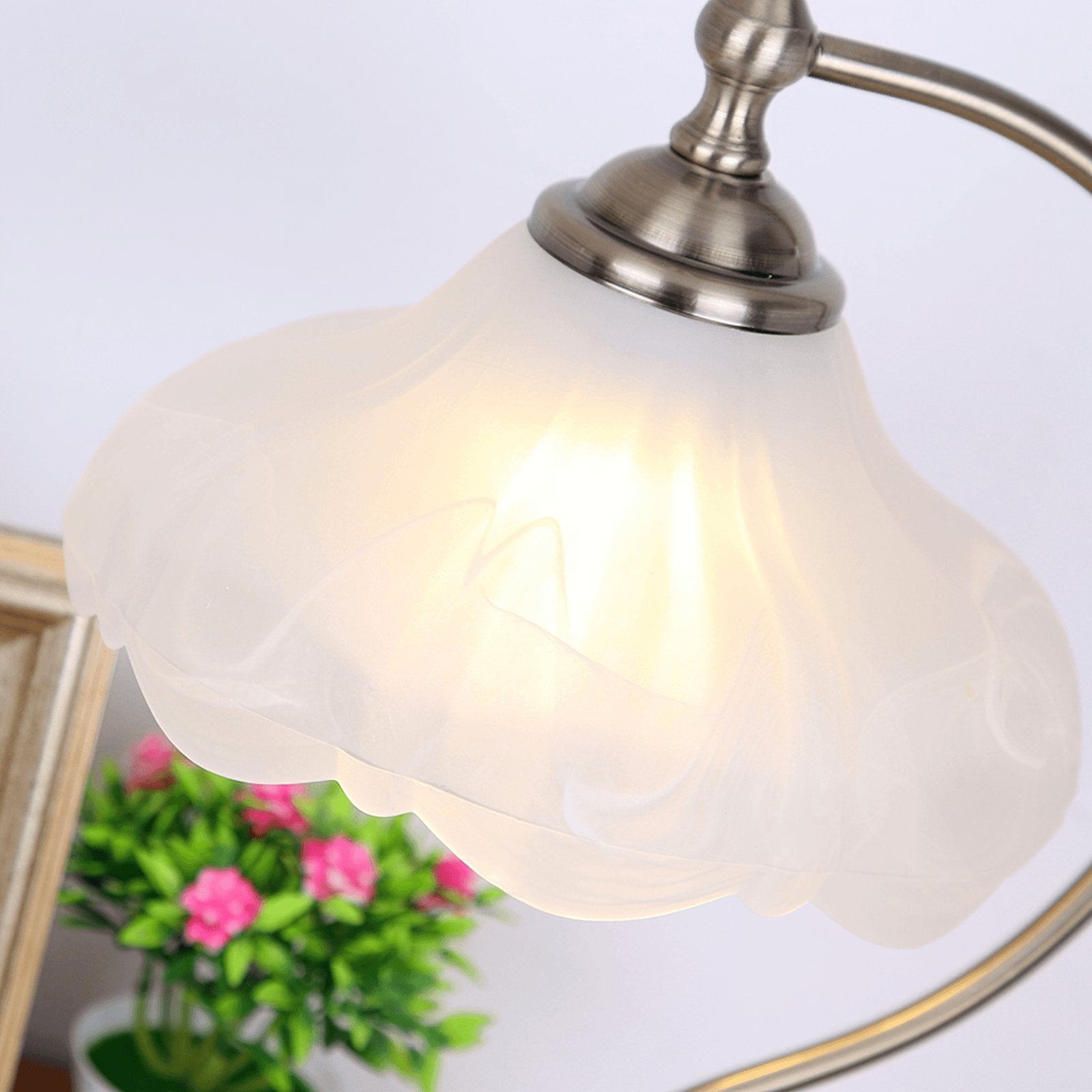 Retro Flower Table Light, Bedside Table Lamp, detail 13