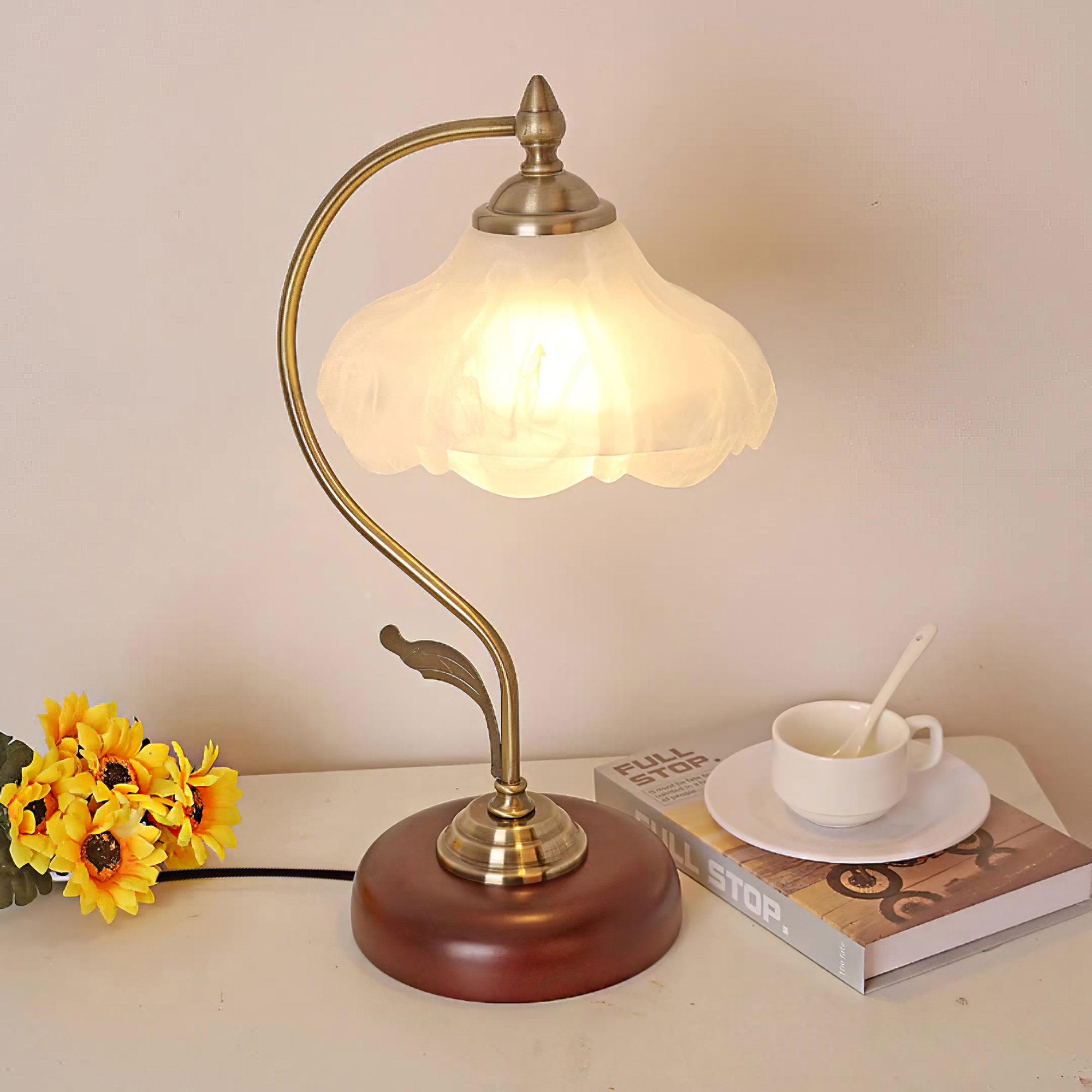 Retro Flower Table Light, Bedside Table Lamp, detail 30
