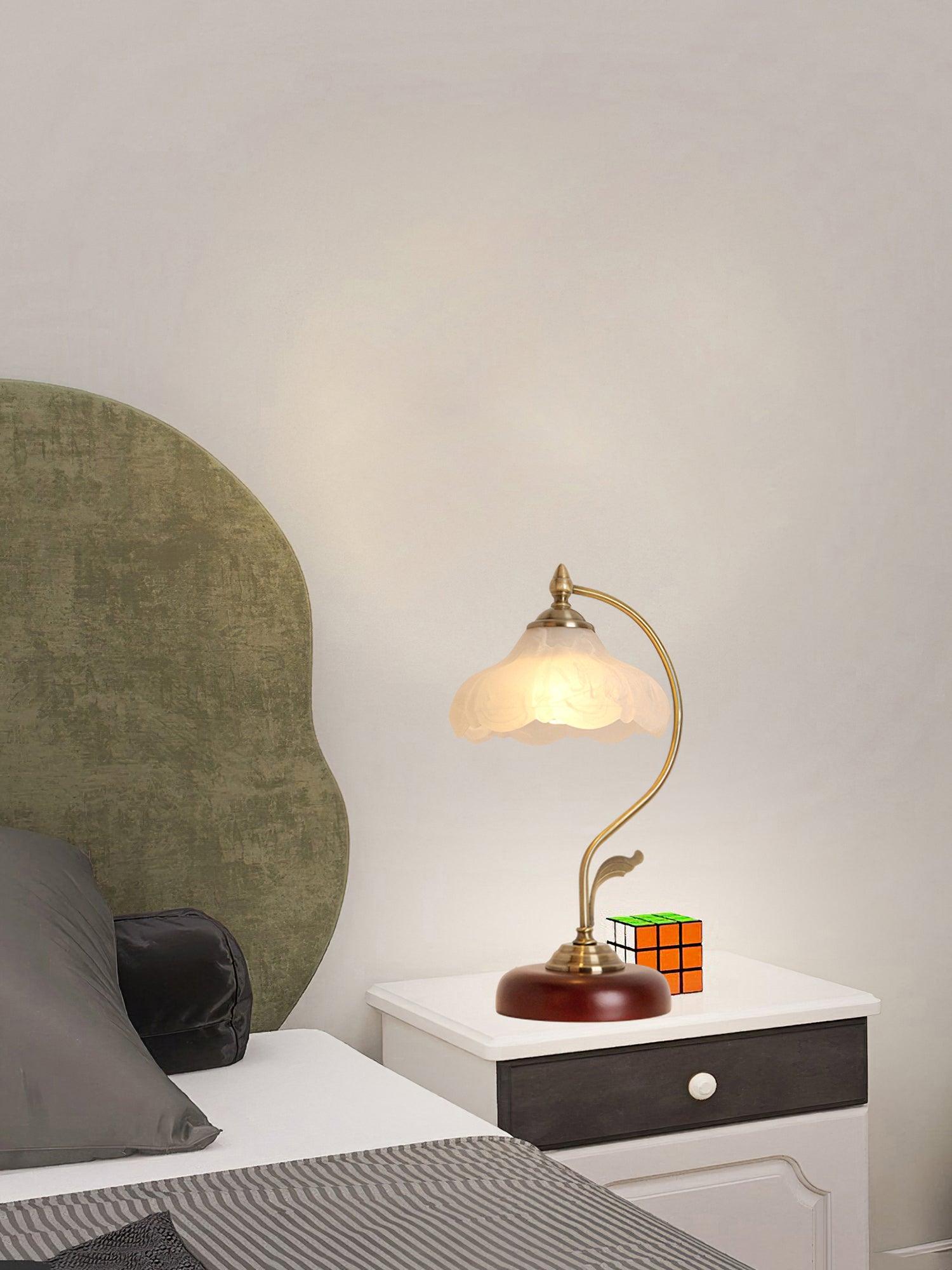 Retro Flower Table Light, Bedside Table Lamp, detail 7