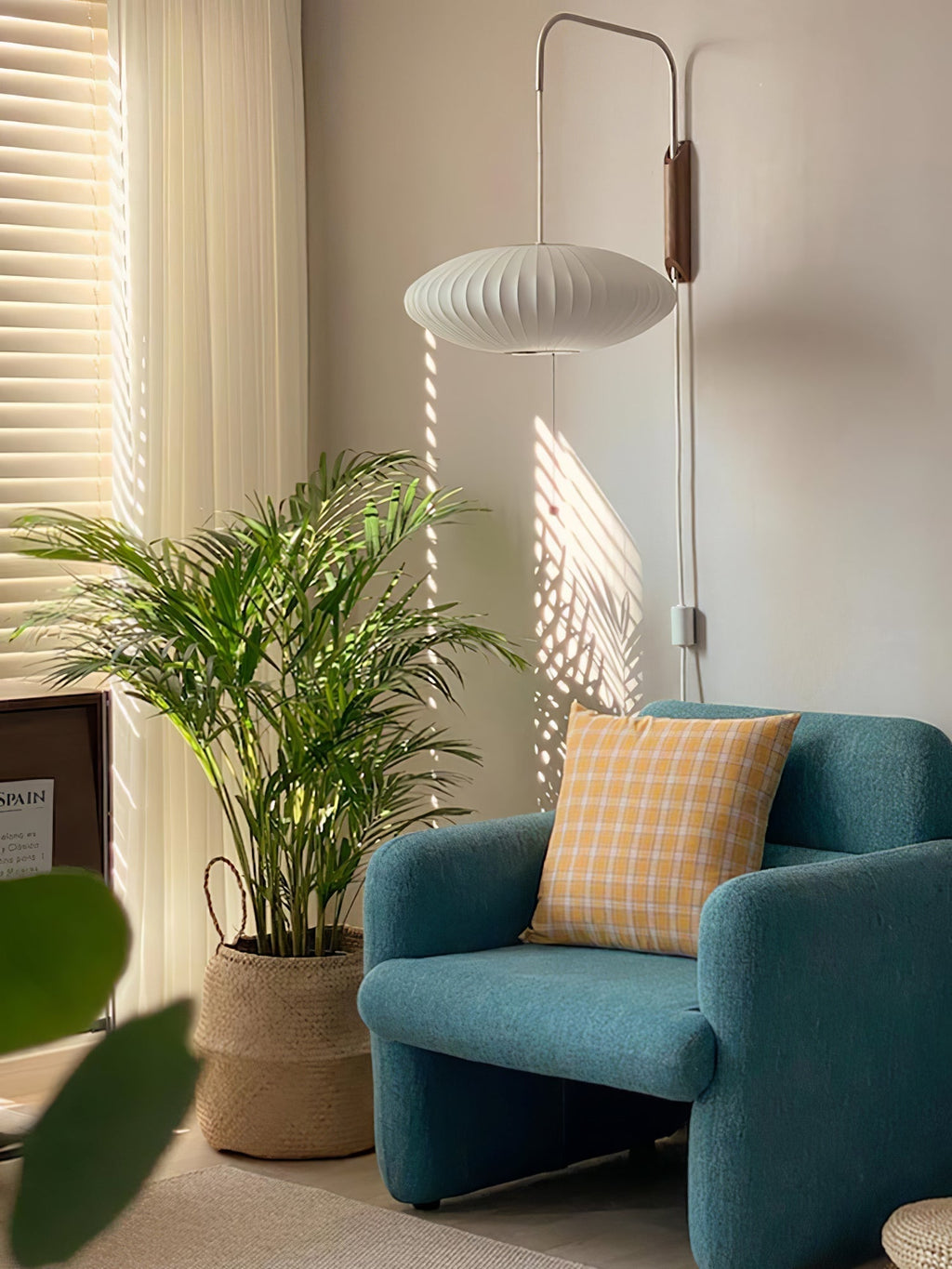 Nelson Bubble Wall Light, Hardwired Wall Sconce, detail 41