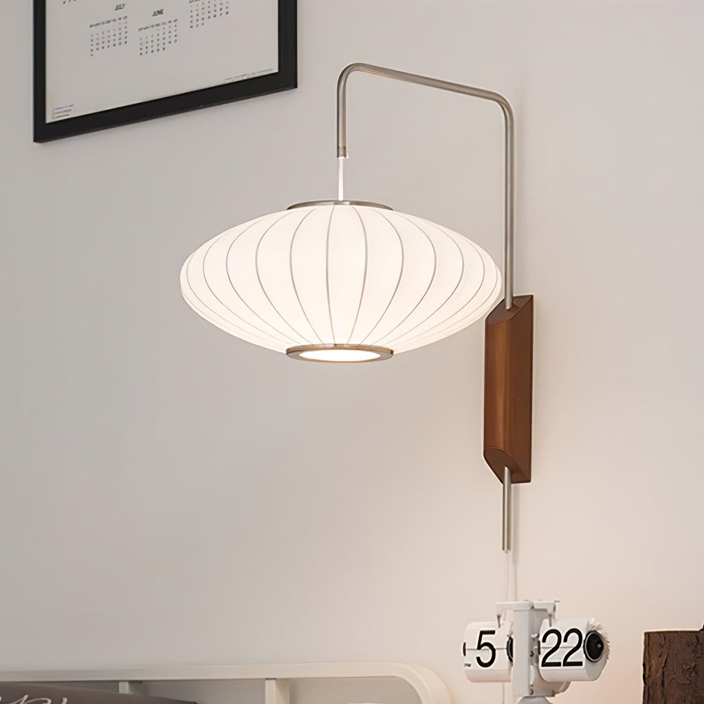 Bubble Ball Wall Light - Dia 26cm x H 36cm Polymer, Plug-In Wall Sconce, detail 13