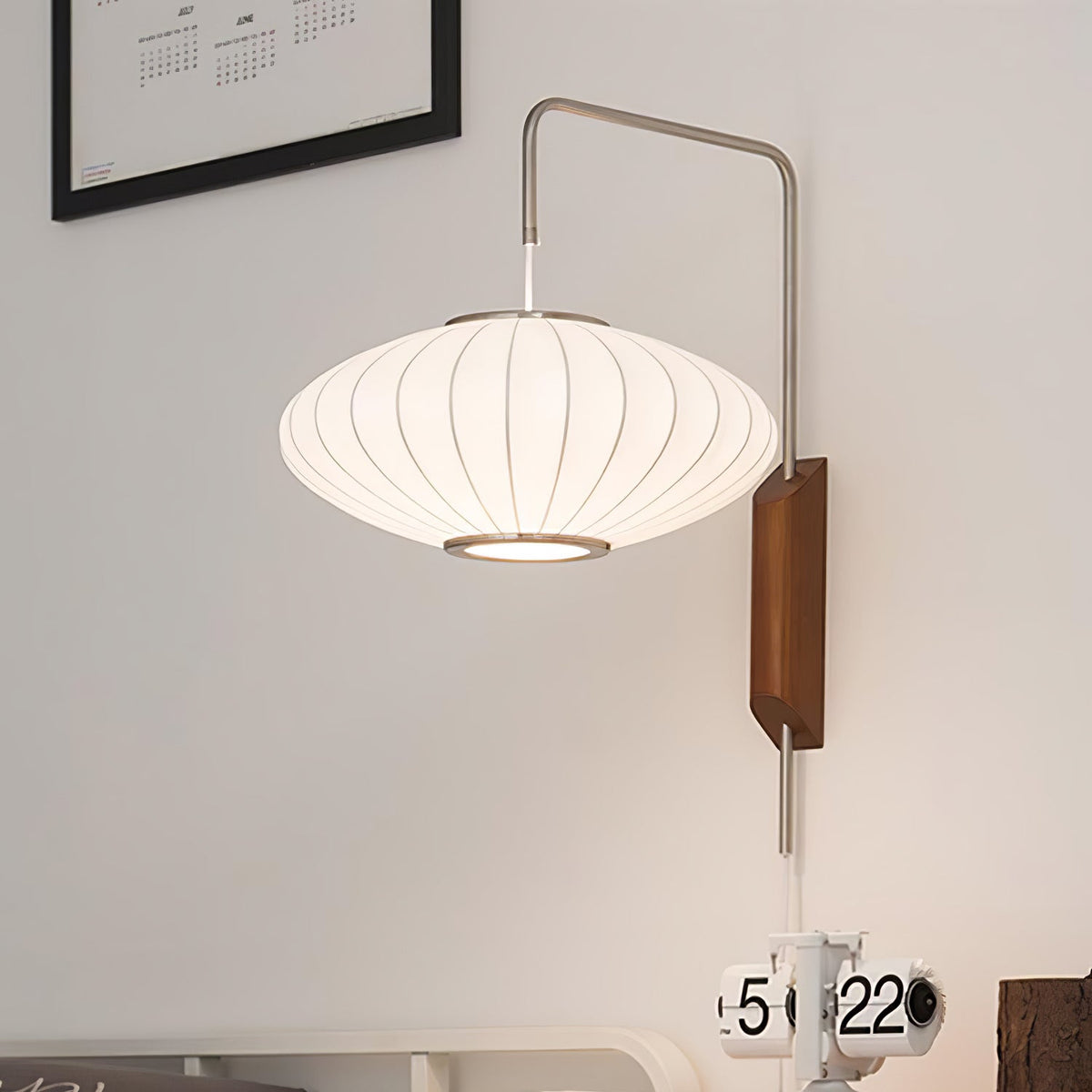 Bubble Ball Wall Light - Dia 26cm x H 36cm Polymer, Plug-In Wall Sconce, detail 13