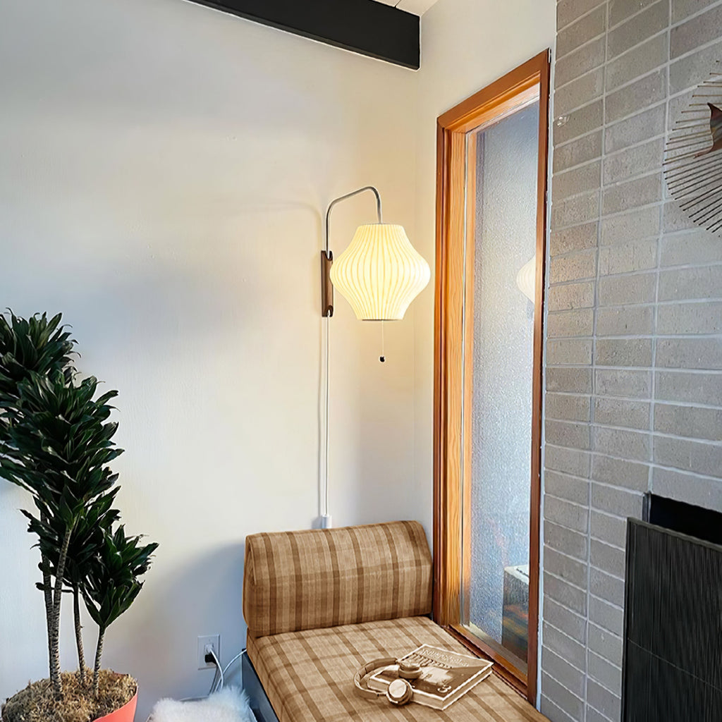 Nelson Bubble Wall Light, Hardwired Wall Sconce, detail 42