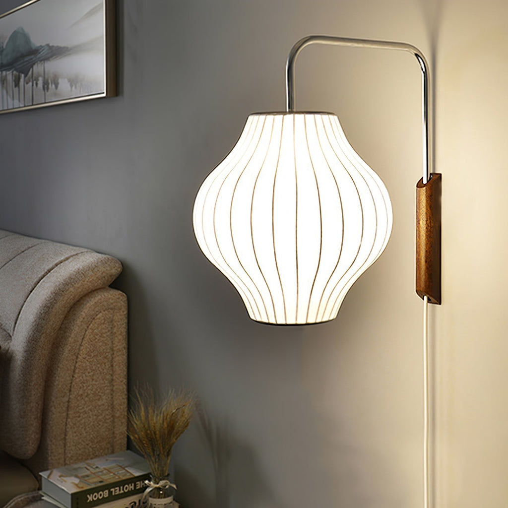 Bubble Ball Wall Light - Dia 26cm x H 36cm Polymer, Plug-In Wall Sconce, detail 4