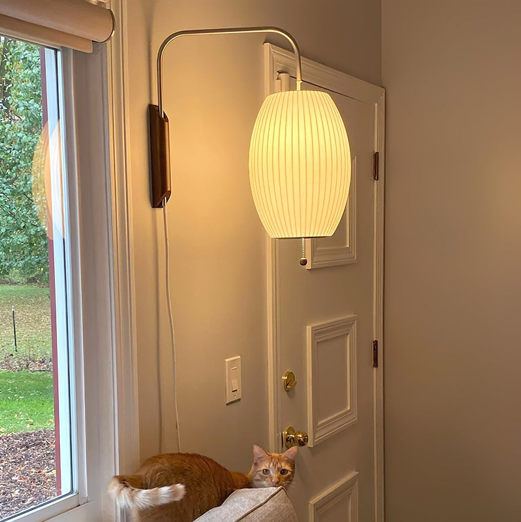 Bubble Ball Wall Light - Dia 26cm x H 36cm Polymer, Plug-In Wall Sconce, detail 10