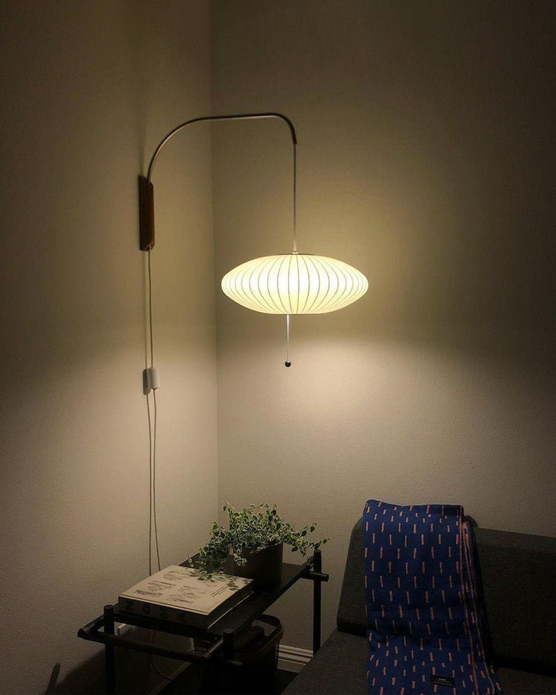 Nelson Bubble Wall Light, Hardwired Wall Sconce, detail 5
