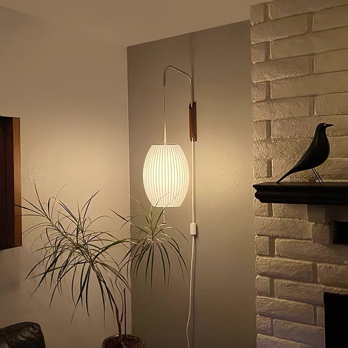 Nelson Bubble Wall Light, Hardwired Wall Sconce, detail 38