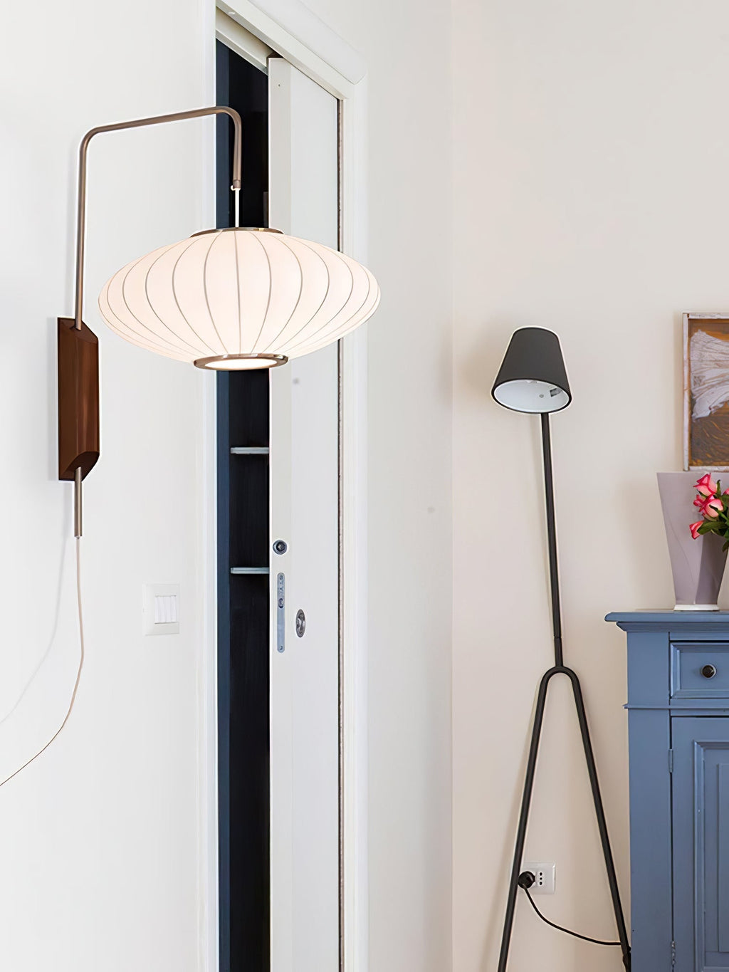 Nelson Bubble Wall Light, Hardwired Wall Sconce, detail 39