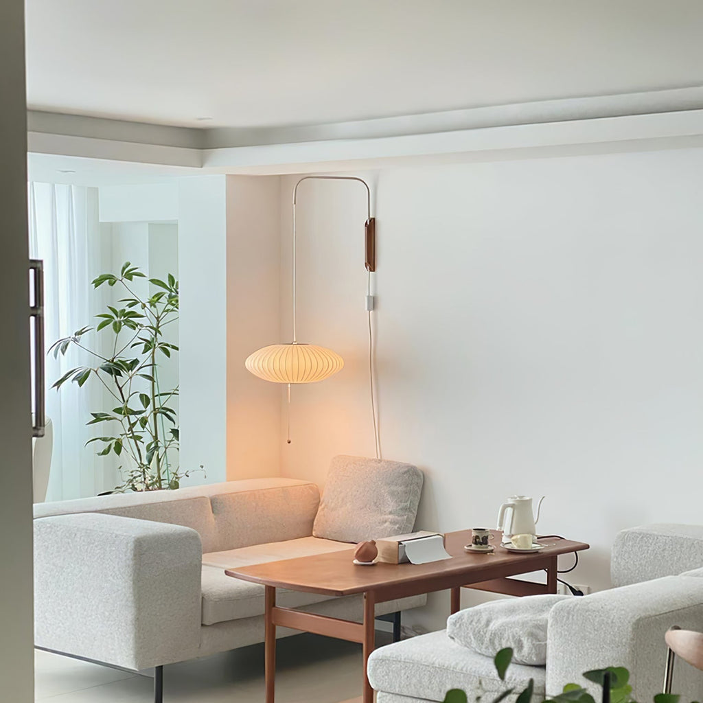 Nelson Bubble Wall Light, Hardwired Wall Sconce, detail 40