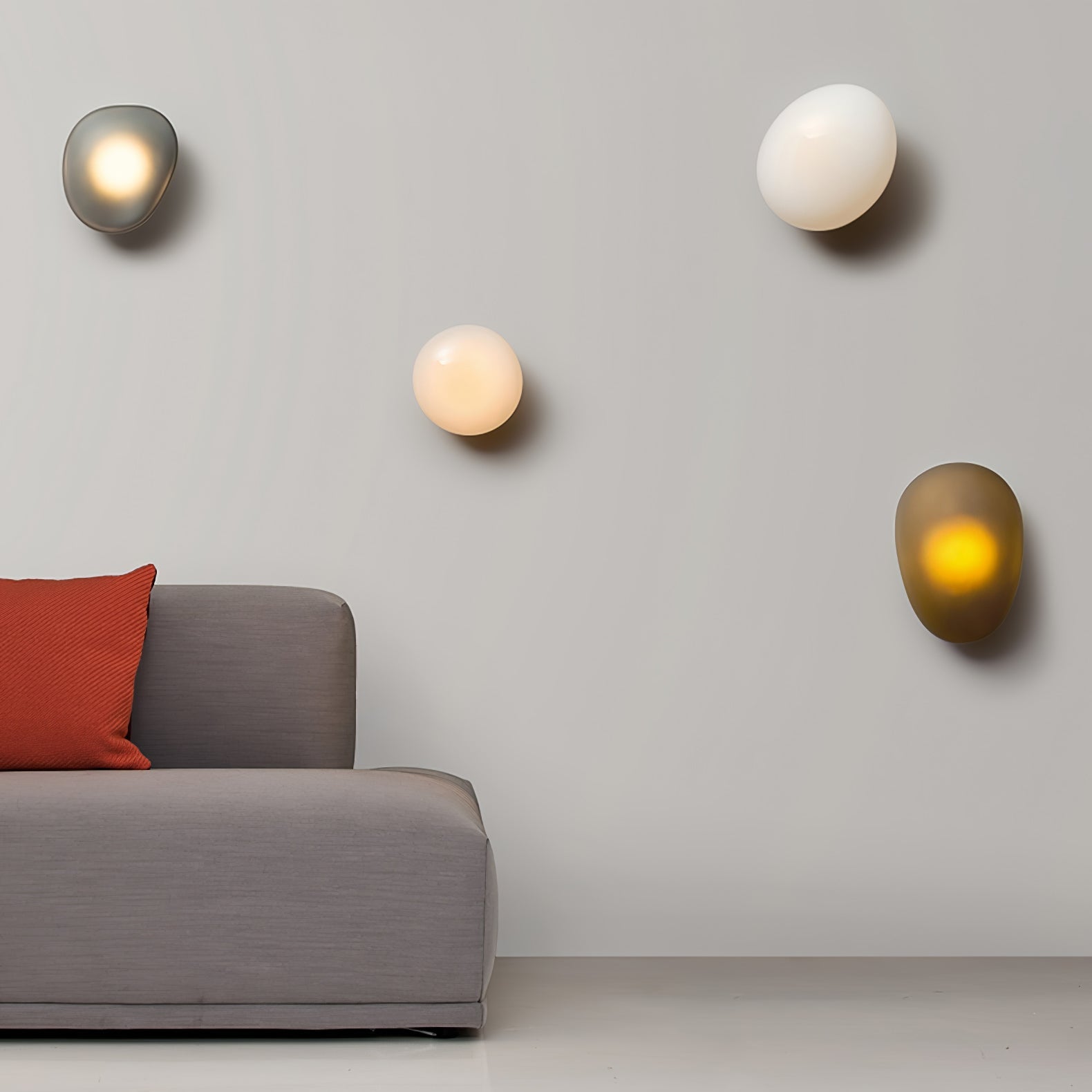 Bubble Glass Wall Light, Hardwired Wall Sconce, detail 65