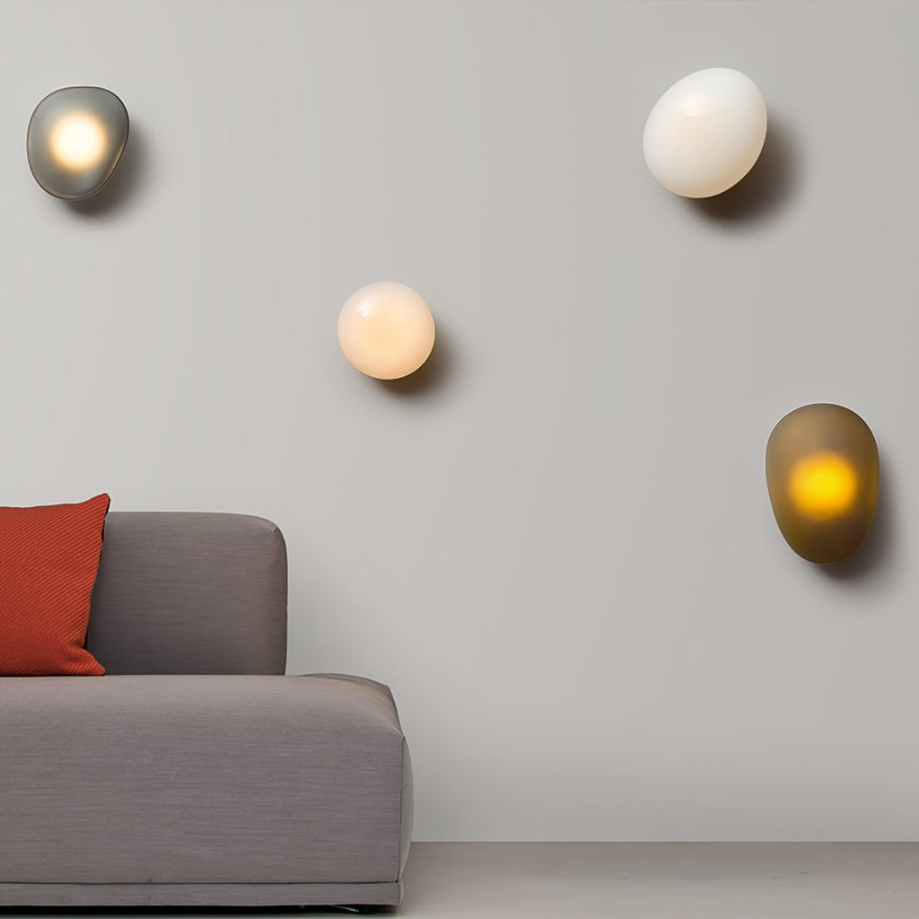 Bubble Glass Wall Light, Hardwired Wall Sconce, detail 3