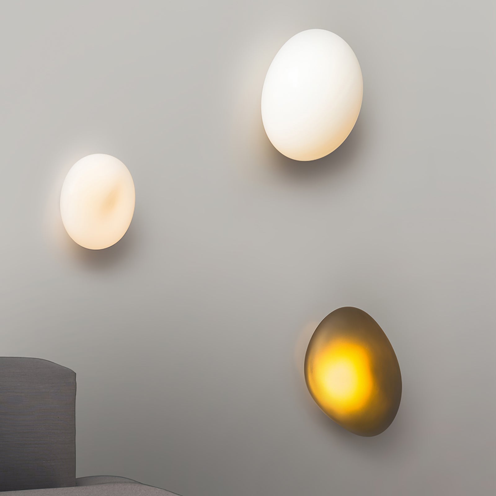 Bubble Glass Wall Light, Hardwired Wall Sconce, detail 5