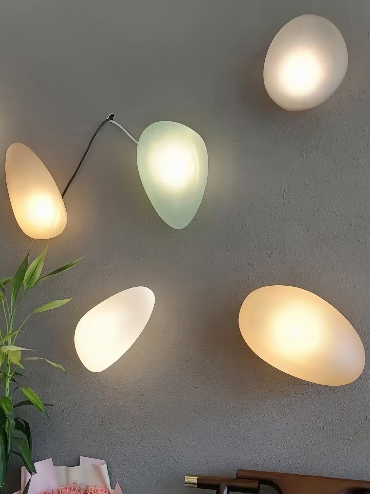 Bubble Glass Wall Light, Hardwired Wall Sconce, detail 70