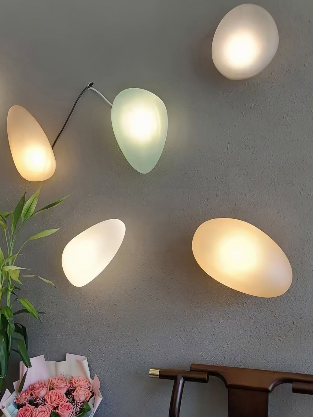 Bubble Glass Wall Light, Hardwired Wall Sconce, detail 76